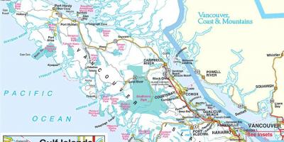 Ванкувър паркове картата