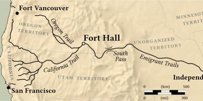 Карта на форт Ванкувър