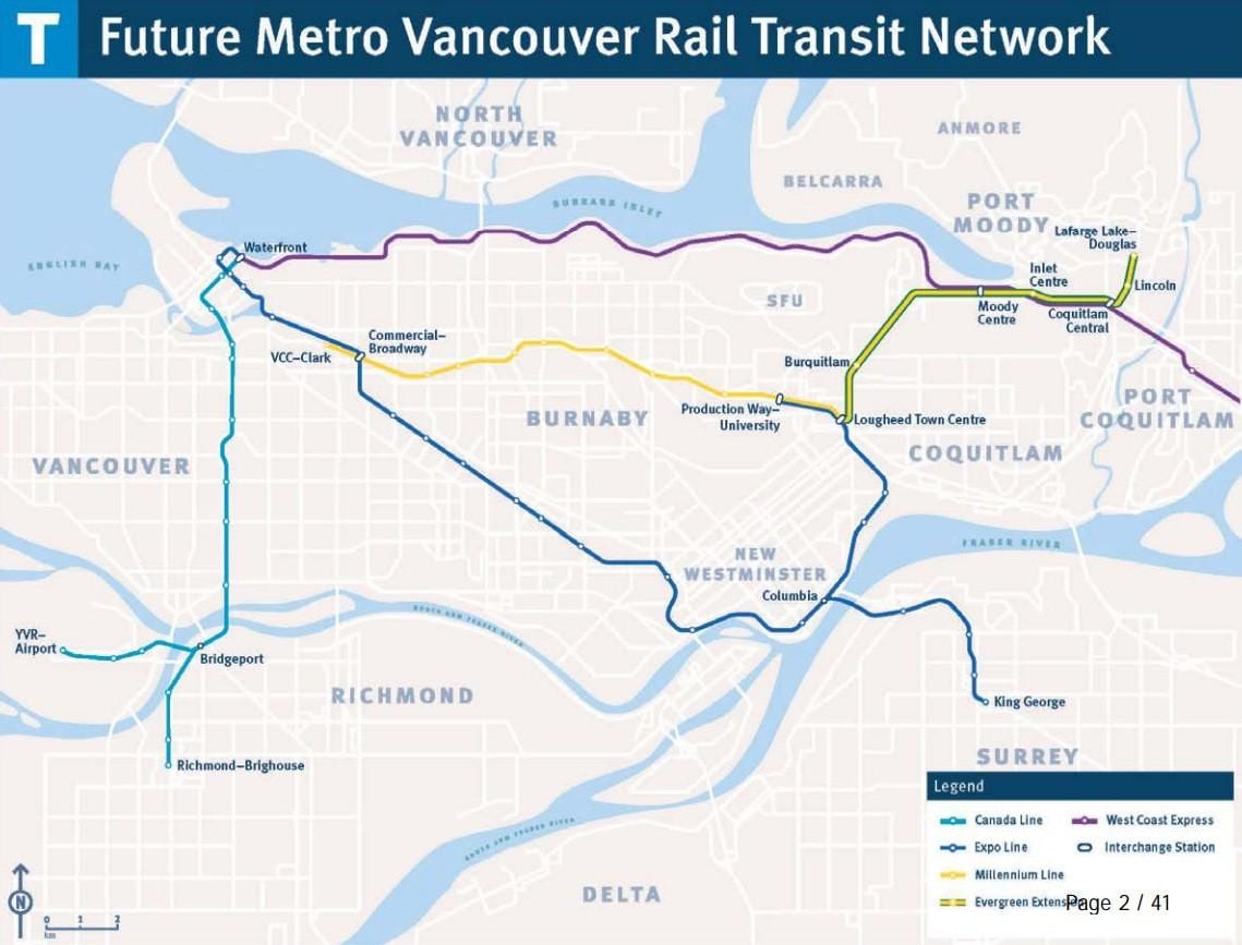 Карта на метрото Burnaby