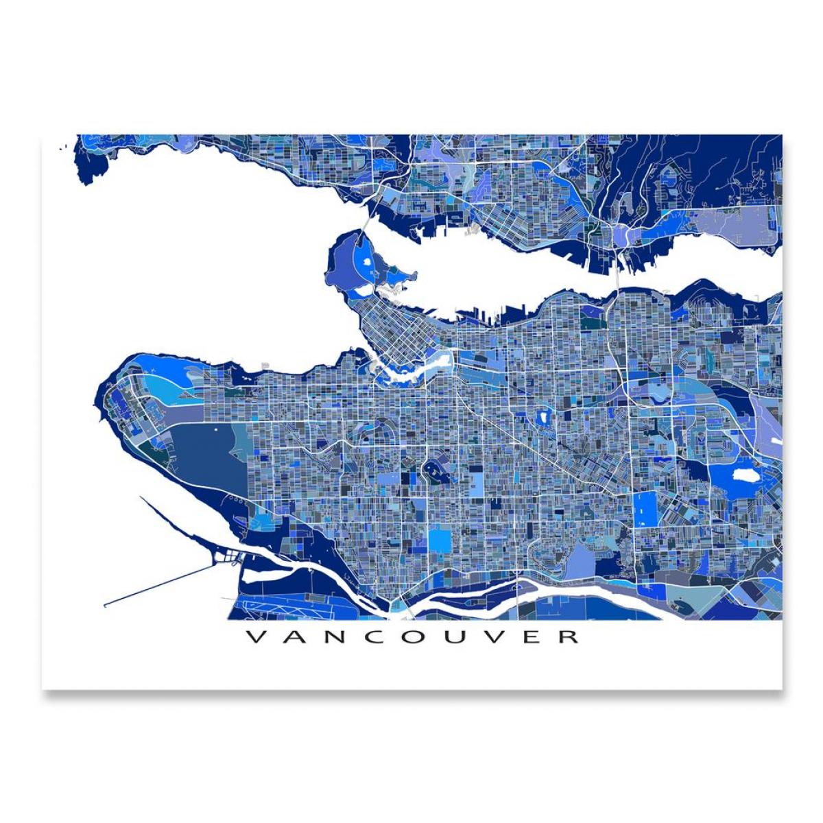 Карта Ванкувър изкуство