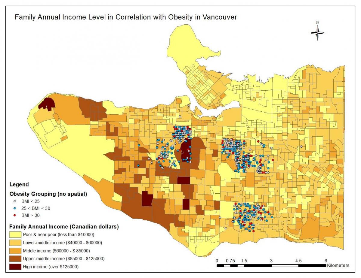 Картата на доходи Ванкувър 