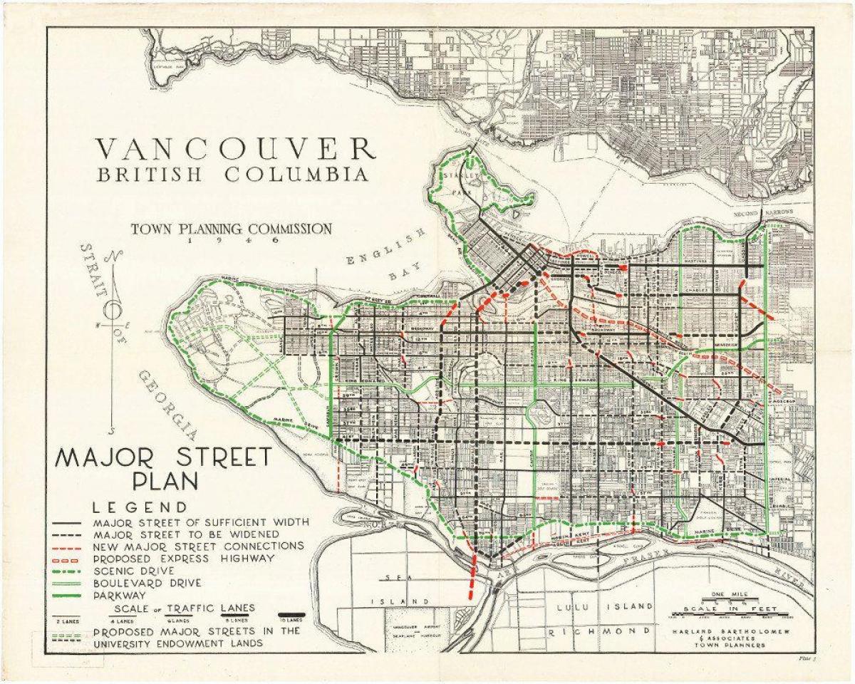 Карта на реколтата Ванкувър