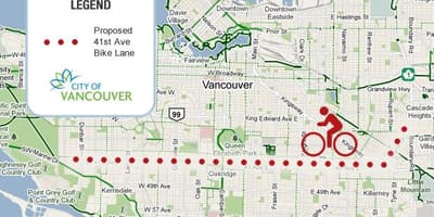 Карта на моето пътуване до Ванкувър